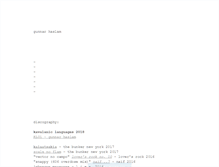 Tablet Screenshot of gunnarhaslam.com